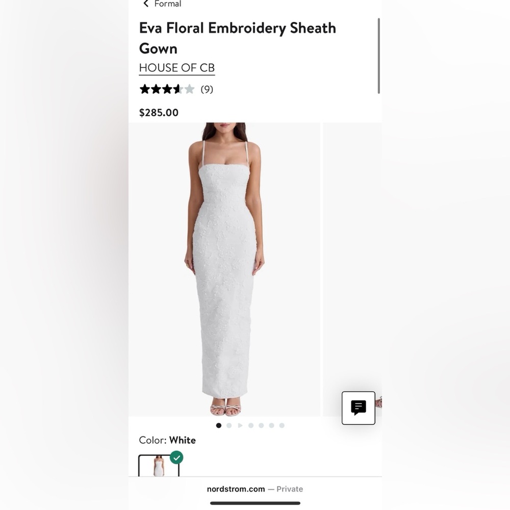 House of CB Eva Floral Sheath Dress